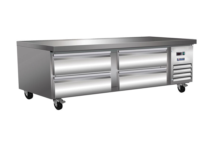 IKON ICBR-74 74" 4 Drawer Refrigerated Chef Base Refrigerator