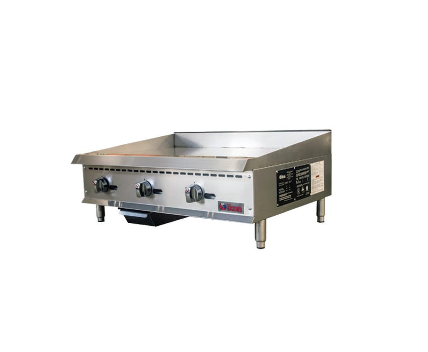 IKON COOKING ITG-36  36" Thermostat Control Countertop Gas Griddle, 90,000 BTU