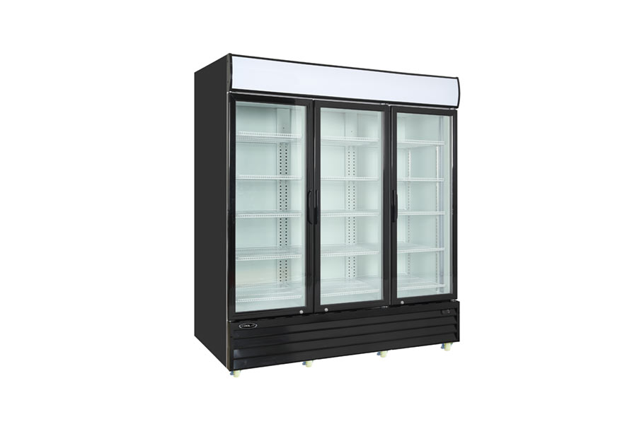 Kool-It KGM-75, 78" Triple Door Merchandiser Refrigerator